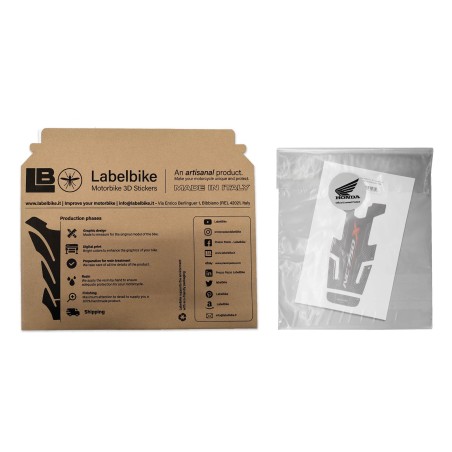 Paraserbatoio ADESIVO 3D compatibile per NC 750 X MOTO HONDA NC750X 2016-2020