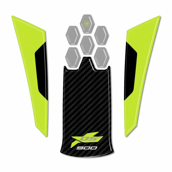 Autocollant de protection de garde-boue moto 3D compatible avec Voge Valico 900DSX 2024-25