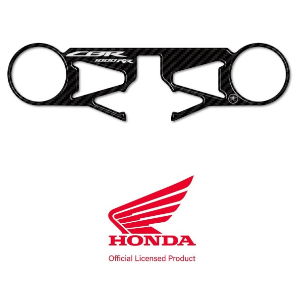Αυτοκόλλητη προστατευτική πλάκα τιμονιού Honda πιρούνι μοτοσυκλέτας Cbr1000rr 2017-19 λευκό
