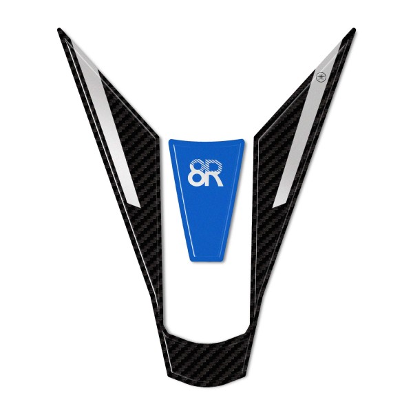 Autocollant de protection de queue de siège 3D compatible avec Suzuki GSX-8R 2024-25