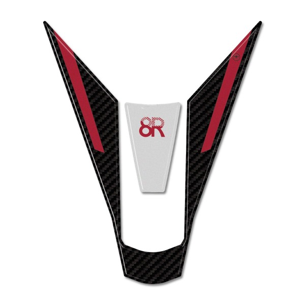 3D Single Seat Tail Protection Sticker motorbike compatible with Suzuki GSX-8R 2024-25