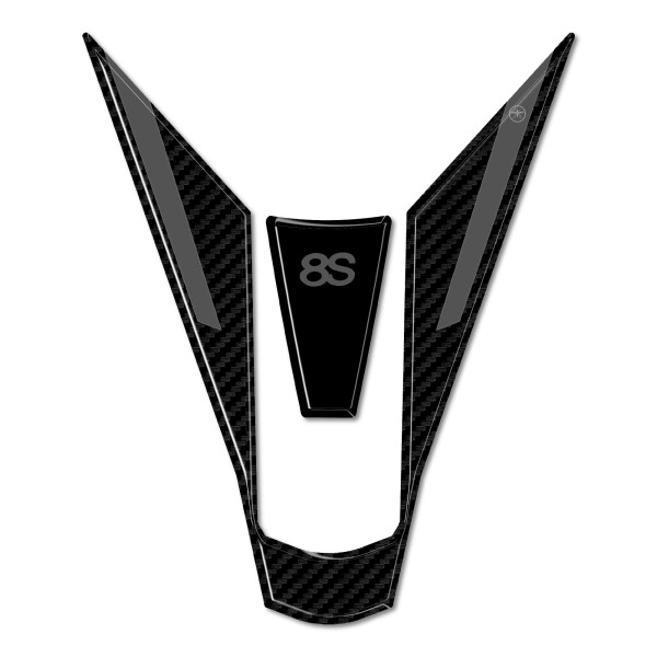 Heckprotektor Einzelsitz Motorrad 3D Aufkleber kompatibel mit Suzuki GSX-8S 2024-25