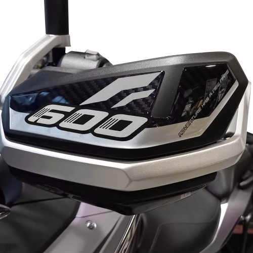 Pegatinas 3D Guardamanos Motocicleta compatible con QJ Motor SRT 600 SX 2024-25