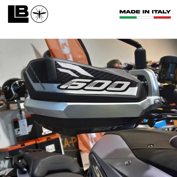 3D Aufkleber Handschützer Motorrad kompatibel mit QJ Motor SRT 600 SX 2024-25