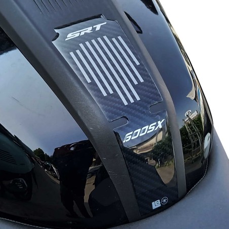 Autocollant 3D de protection de réservoir de moto compatible avec QJ Motor SRT 600 SX 2024-25