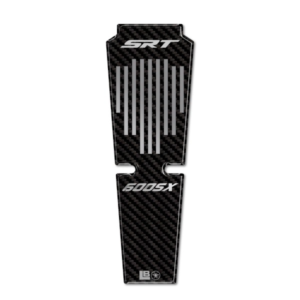 Autocollant 3D de protection de réservoir de moto compatible avec QJ Motor SRT 600 SX 2024-25