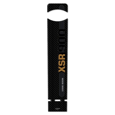 Paraserbatoio Adesivo 3D Protezione moto compatibile con Yamaha XSR 900 2025 oro