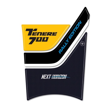Adesivo 3D Paraserbatoio moto compatibile con Yamaha Tenere 700 Rally 2025