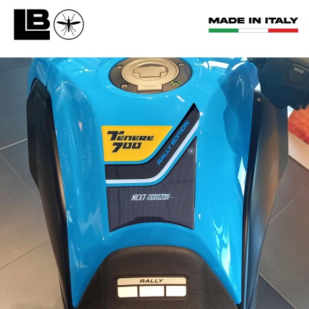 Adesivo 3D Paraserbatoio moto compatibile con Yamaha Tenere 700 Rally 2025