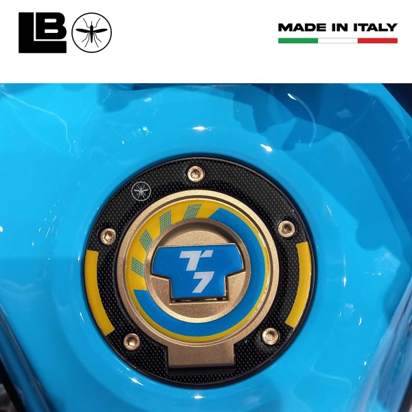 Sticker 3D Tank cap motorbike compatible with Yamaha Tenere 700 Rally 2025