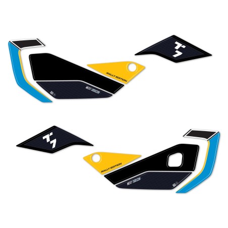 Stickers 3D Motorcycle Side Protectors compatible with Yamaha Tenere 700 Rally 2025