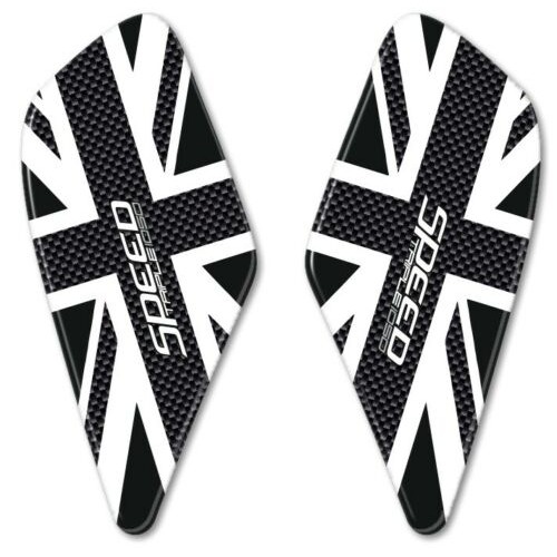 2 PROTEZIONI GINOCCHIA 3D compatibili per MOTO triumph SPEED TRIPLE 2016 - 2019  2