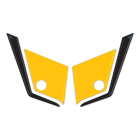 3D αυτοκόλλητα πλευρικά προστατευτικά μοτοσικλέτας συμβατά με Yamaha Tenere 700 Rally 2025