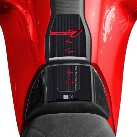 Adesivo 3D Paraserbatoio Protezione moto compatibile con Yamaha Tracer 7 2025