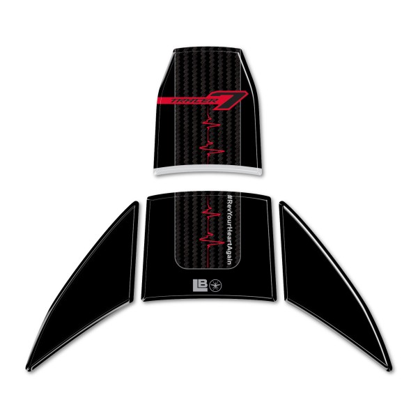 Sticker 3D Tank Guard protection moto compatible avec Yamaha Tracer 7 2025