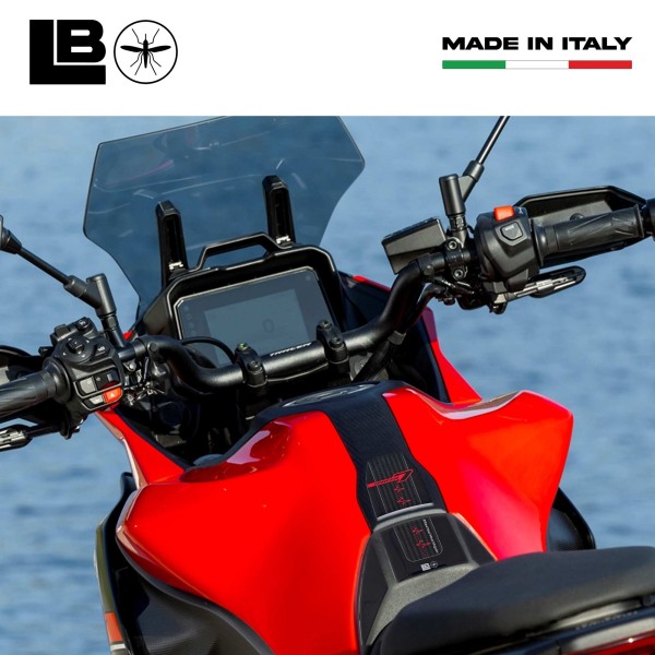 Adesivo 3D Paraserbatoio Protezione moto compatibile con Yamaha Tracer 7 2025