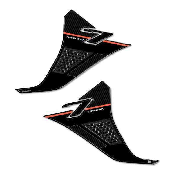 Stickers Protections latérales de réservoir de moto compatibles avec Yamaha Tracer 7 2025