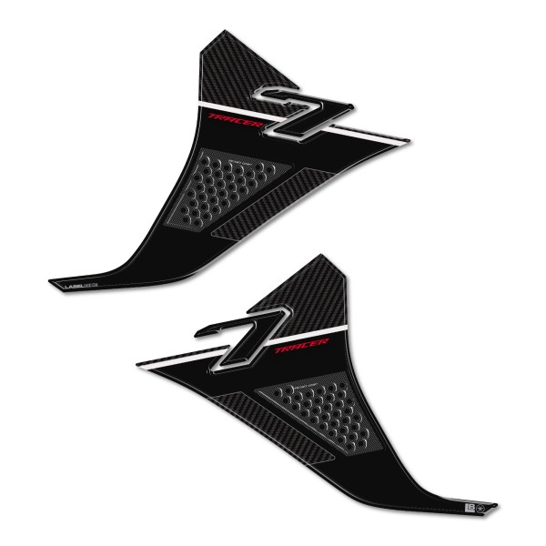 Adesivi Protezioni Laterali serbatoio moto compatibili con Yamaha Tracer 7 2025