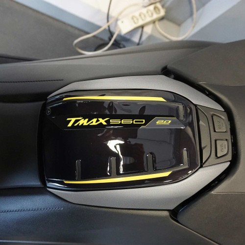 Autocollant 3D pour porte de réservoir compatible avec Yamaha Tmax 560 20Th Anniversary