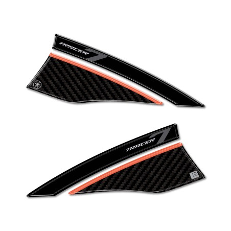 Autocollants de protection de garde-boue moto 3D compatibles avec Yamaha Tracer 7 2025
