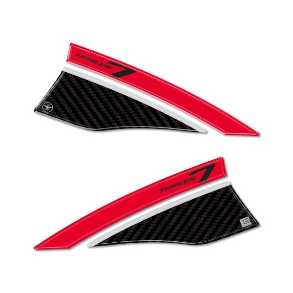 3D Motorcycle Mudguard Protection Stickers compatible with Yamaha Tracer 7 2025