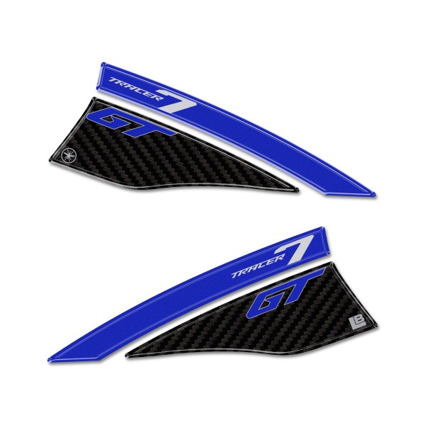 Protecteurs de garde-boue moto 3D autocollants compatibles avec Yamaha Tracer 7 GT 2025