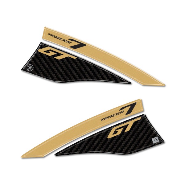 Motorbike Mudguard Protectors 3D Stickers compatible with Yamaha Tracer 7 GT 2025