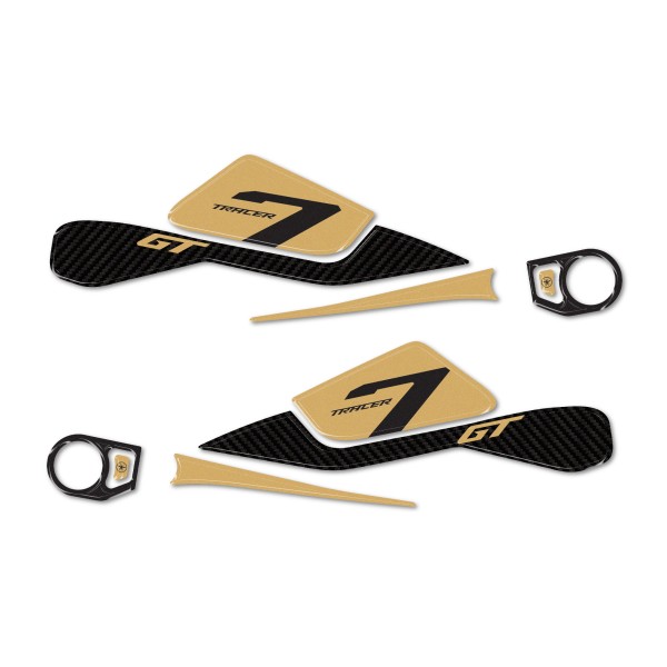 Handguards motorbike 3D stickers compatible with Yamaha Tracer 7 GT 2025