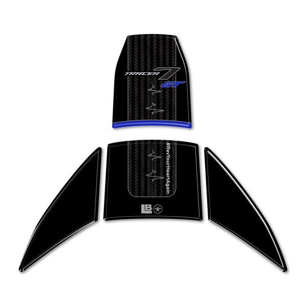 Protection moto 3D Sticker Tank Guard compatible avec Yamaha Tracer 7 GT 2025