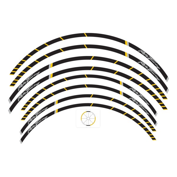 Bandes adhésives pour jantes de moto compatibles avec Honda Transalp XL750 2025