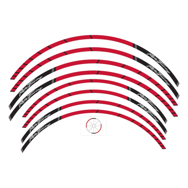 Bandes adhésives pour jantes de moto compatibles avec Honda Transalp XL750 2025