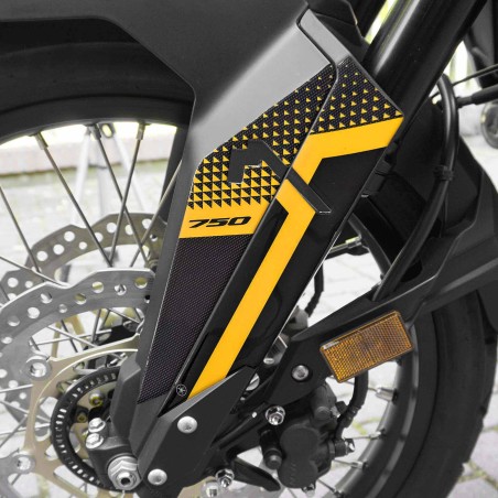 Mudguards 3D Stickers compatible with Honda Transalp 2025