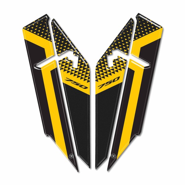 Pegatinas guardabarros 3D compatibles con Honda Transalp 2025