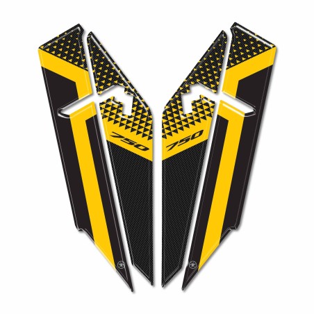 Mudguards 3D Stickers compatible with Honda Transalp 2025