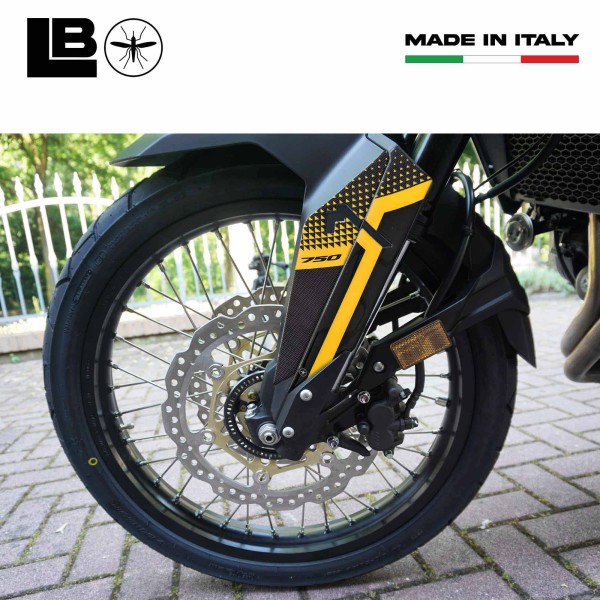 Autocollants 3D pour garde-boue compatibles avec Honda Transalp 2025