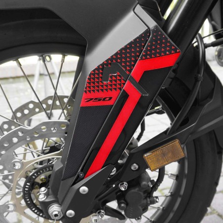 Mudguards 3D Stickers compatible with Honda Transalp 2025