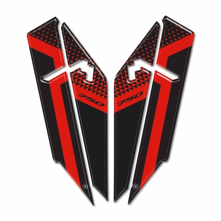 Kotflügel 3D Aufkleber kompatibel mit Honda Transalp 2025