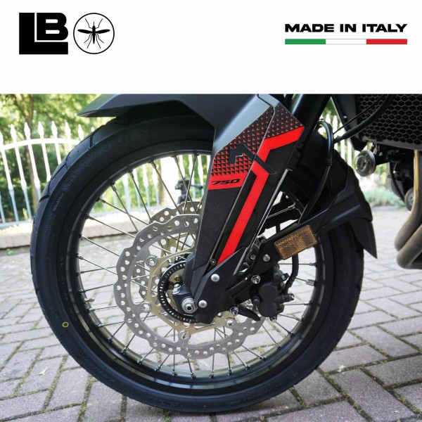 Autocollants 3D pour garde-boue compatibles avec Honda Transalp 2025