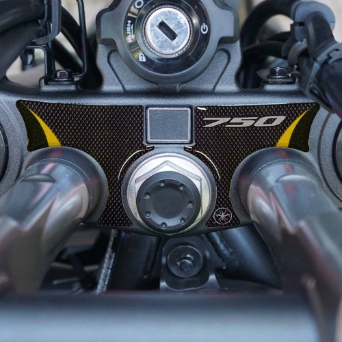 Motorbike Fork Plate Protection 3D Sticker compatible with Honda Transalp 2025