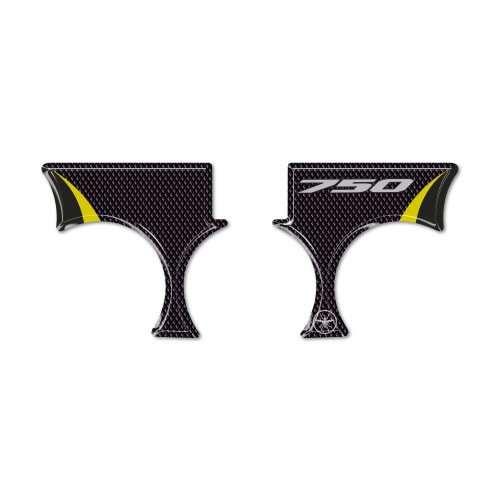 Autocollant 3D de protection de plaque de fourche moto compatible avec Honda Transalp 2025 2