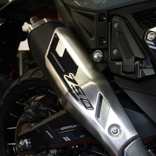3D gel sticker muffler protection compatible with HONDA X-ADV 750 from 2021-2025