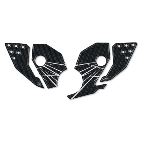 Autocollants de protection de talon en gel 3D compatibles avec Honda Africa Twin 1000