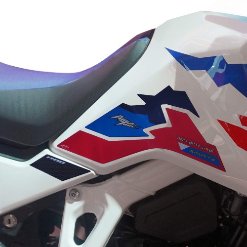 Adesivi Protezioni Laterali serbatoio compatibili con Honda Africa Twin ADV 2024