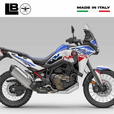 3D tank side protector stickers compatible with Honda Africa Twin 2024