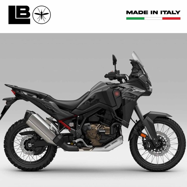 Autocollants 3D de protection latérale du réservoir compatibles avec Honda Africa Twin 2024