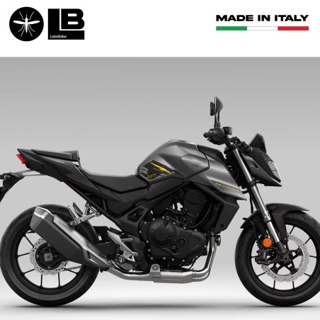 Aufkleber 3D Motorrad Seitentankschützer kompatibel mit Honda Hornet 2023-2024