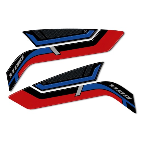 Adesivi 3D Protezioni laterali serbatoio compatibili con Honda Africa Twin 1100 2022  2