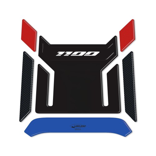 Adesivo 3D Paraserbatoio moto compatibile con Honda Africa Twin 1100 2022 2