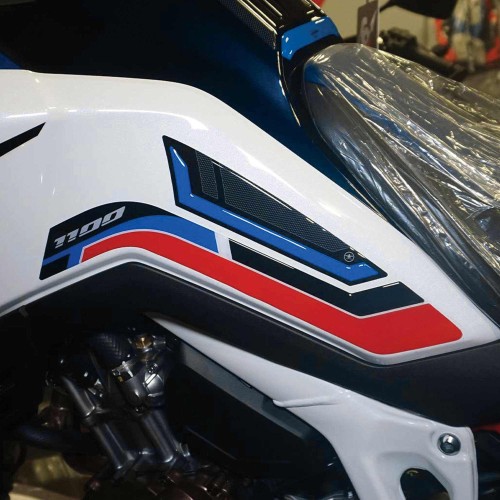 Adesivi 3D Protezioni serbatoio compatibili con moto Honda Africa Twin 1100 2022