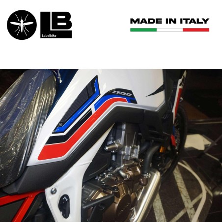 Adesivi 3D Protezioni serbatoio compatibili con moto Honda Africa Twin 1100 2022